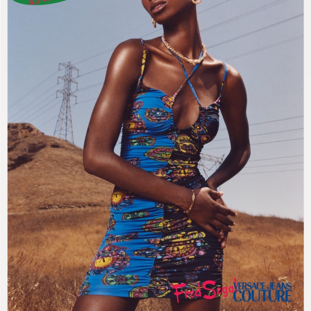Fred Segal x Versace jeans couture dress